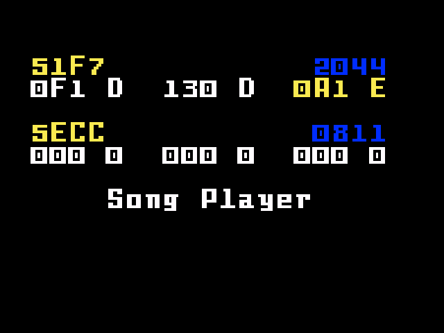 Song Player - Take on Me 6 Title Screen